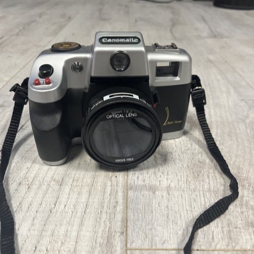 Vintage Camera Canomatic 35MM Camera With Strap! WORKS GREAT! - Picture 2 of 15