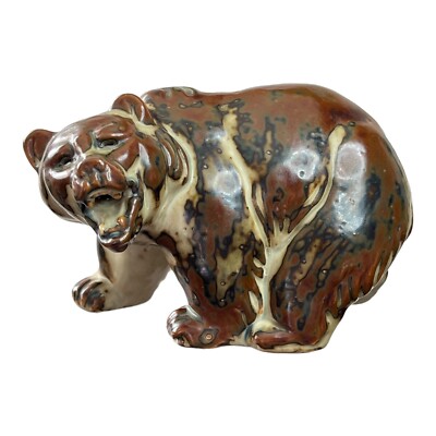 Vintage Royal Copenhagen Knud Kyhn Bear Ceramic Figurine #20179