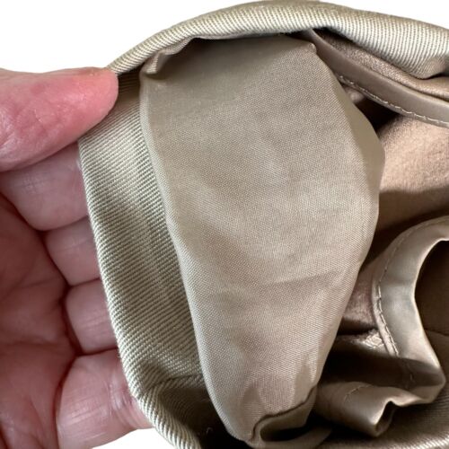 Abrigo de gabardina London Fog para mujer talla 8P beige totalmente forrado azul y blanco a cuadros - Imagen 16 de 19