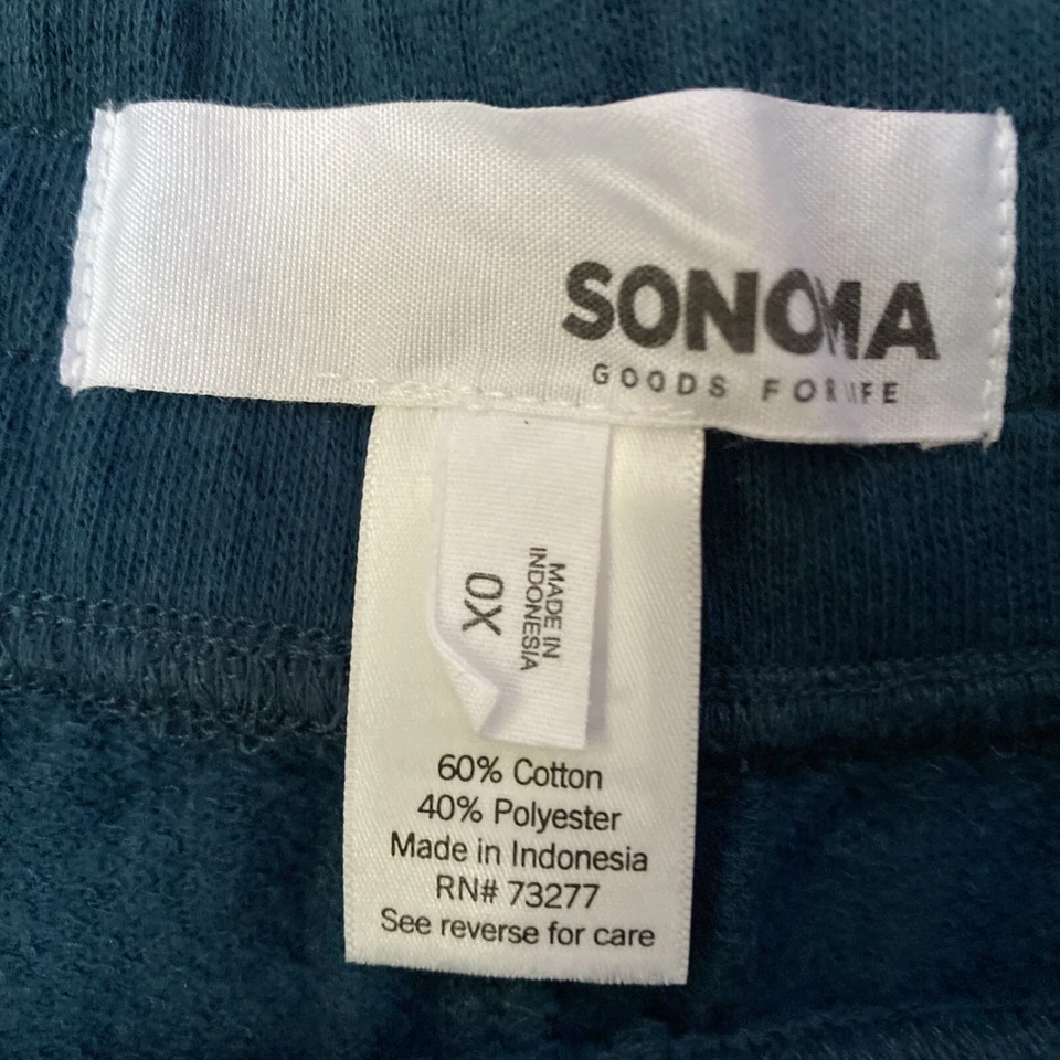 Pantalones deportivos Sonoma Good For Life tiro alto | Talla 0X | Azul azulado Foto 3 de 4