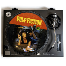 PULP FICTION Turntable Slipmat for Vinyl Records 12" DJ Slip Mat tarantino movie