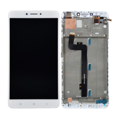 White 6.44''OEM LCD Display Touch Screen Digitizer FRAME For Xiaomi MI MAX2 MAX 2