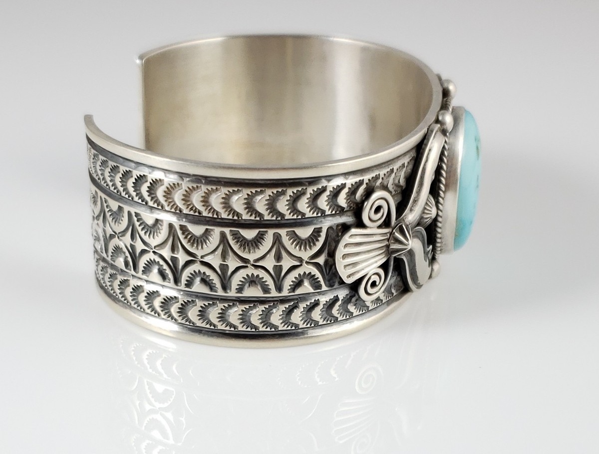 Donovan Cadman Navajo Sterling Silver Cuff Bracelet Royston