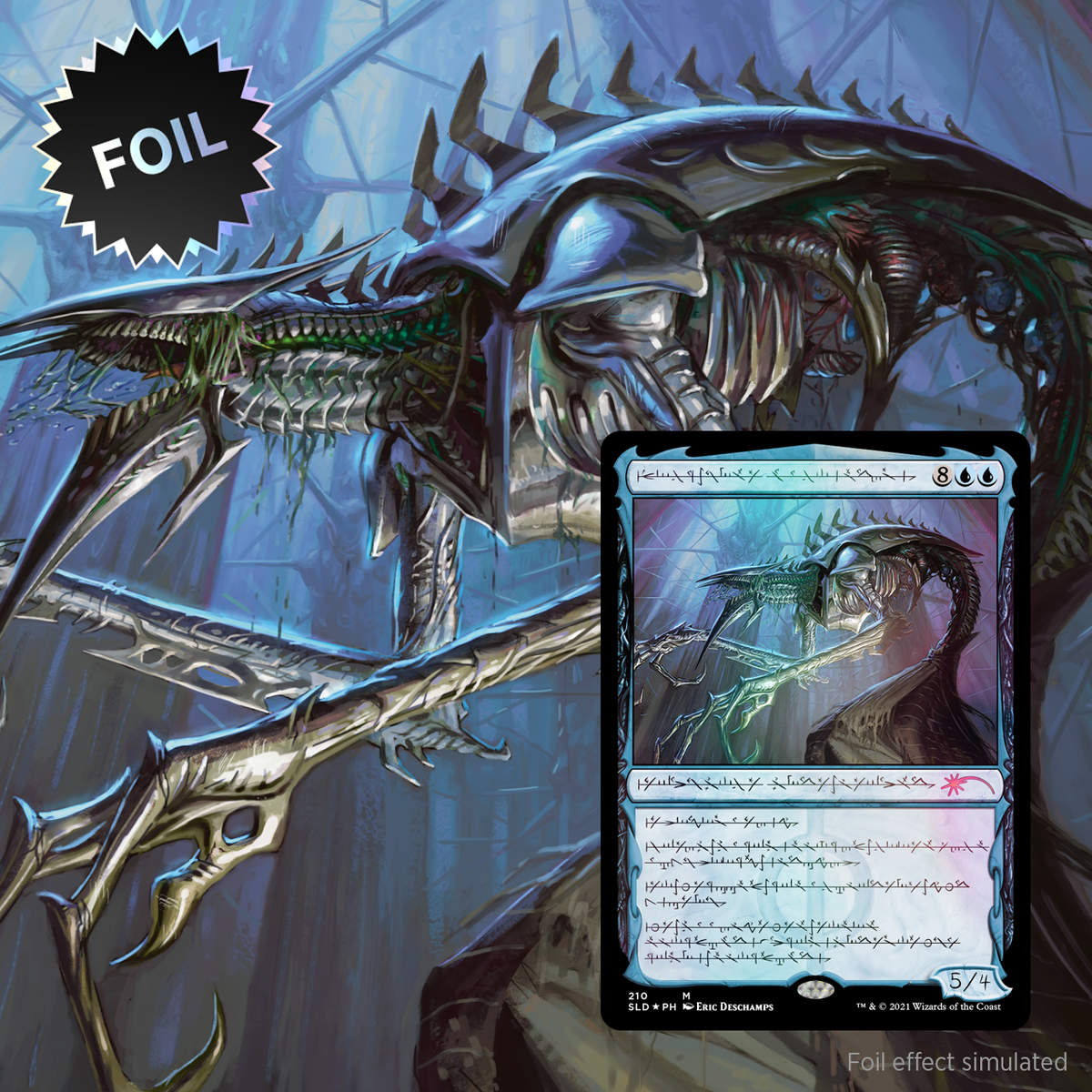 Preorder* Foil Jin Gitaxias MtG Secret Lair Phyrexian