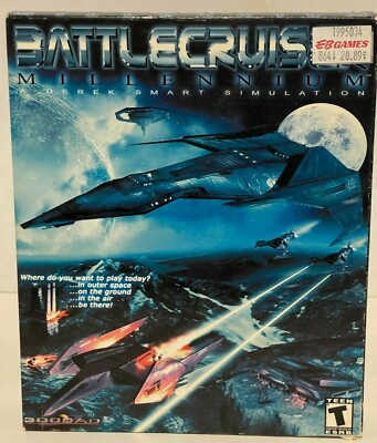 Battlecruiser Millennium PC 2001 New Sealed Big Box Game