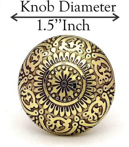 Brass Door Knobs for Cabinets, Drawers, Wardrobes and Kitchen Set of 4 AU - Picture 3 of 3