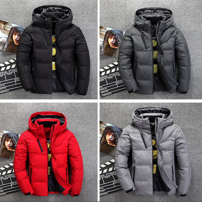 ALTRA Giacca tampone invernale uomo caldo trapuntato anatra imbottita cappotto da sci parka++