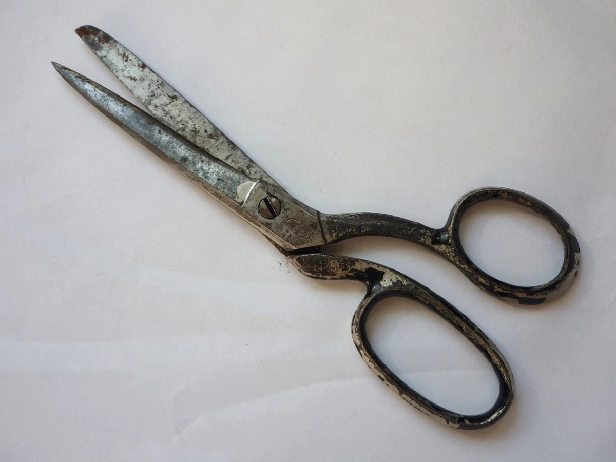 CISEAUX de COUTURE Anciens Acier 1900 Marque DREUMONT Antique Scissors