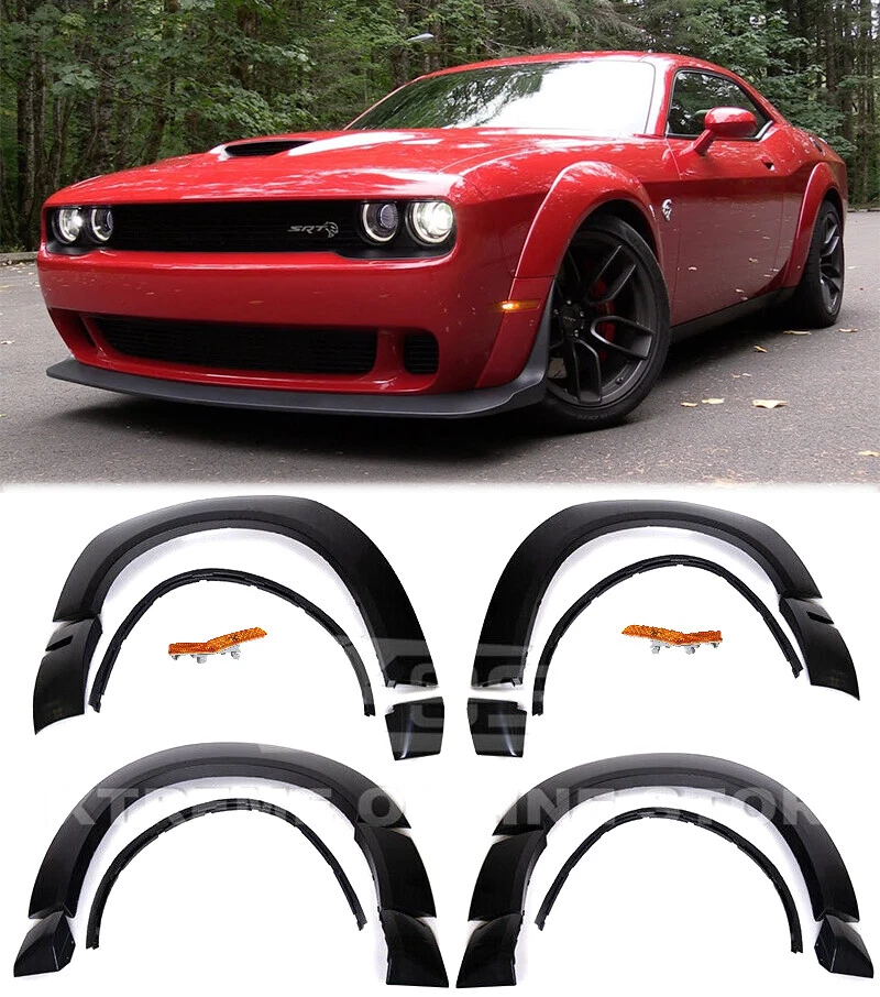 Demon Style Side Fender Flare For 15 Up Dodge Challenger SRT