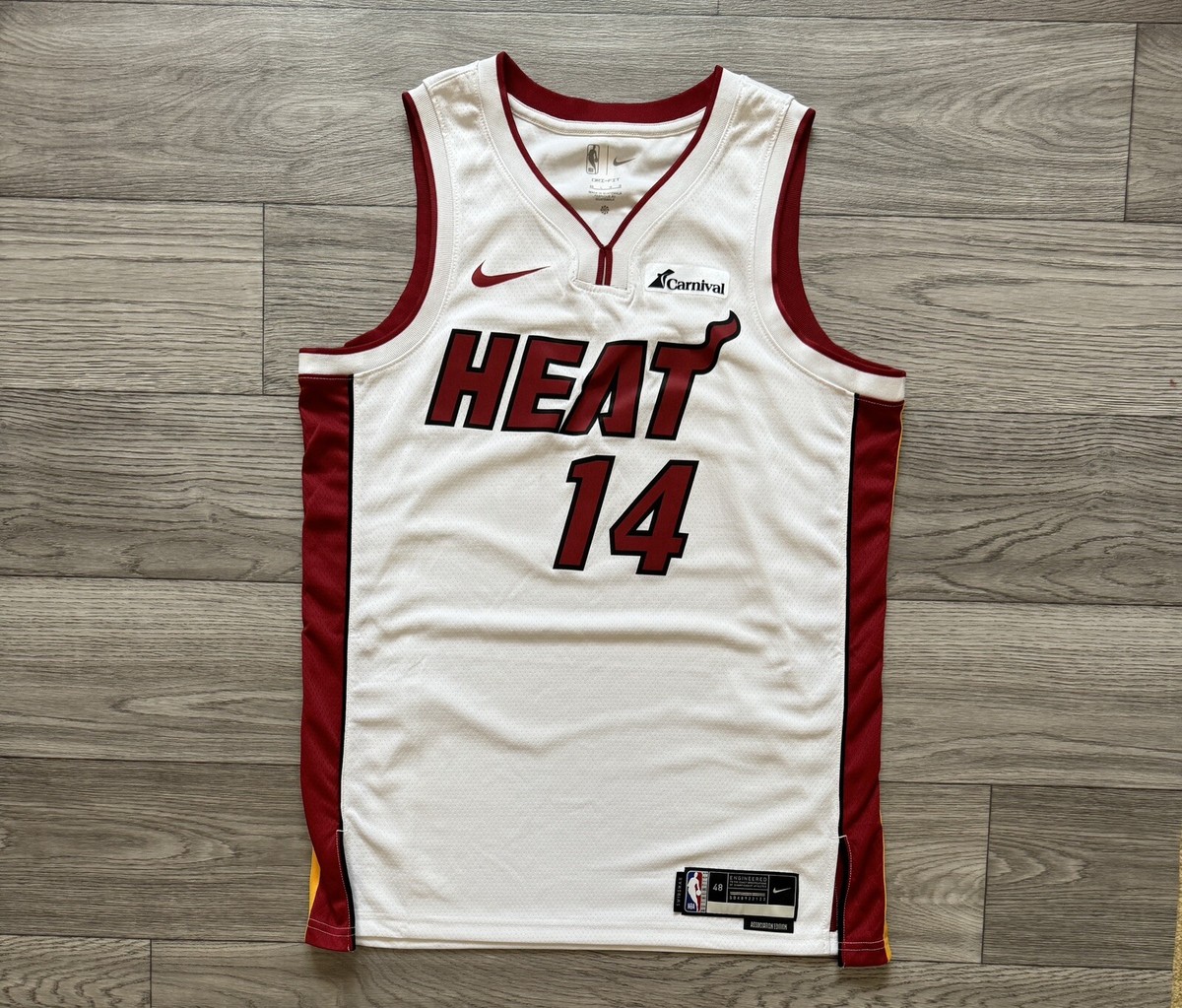NBA Miami Heat Nike Association Swingman Jersey #14 Herro Jersey