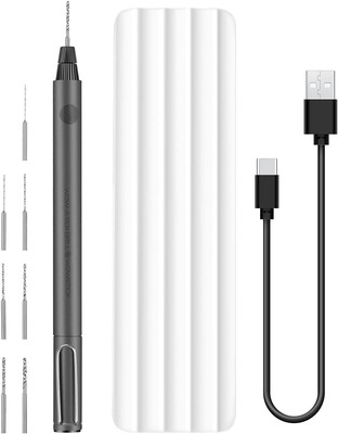 Mini Trapano Elettrico LANTRO JS - USB, 11000 Giri/min, Per Fori 0.7-1.3mm, Con 3 Punte - Foto 3