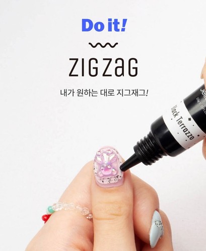 K-Beauty Jello Jello Zigzag Gel Aurora 3pcs Set Non Wipe Tube Gel - Picture 6 of 8