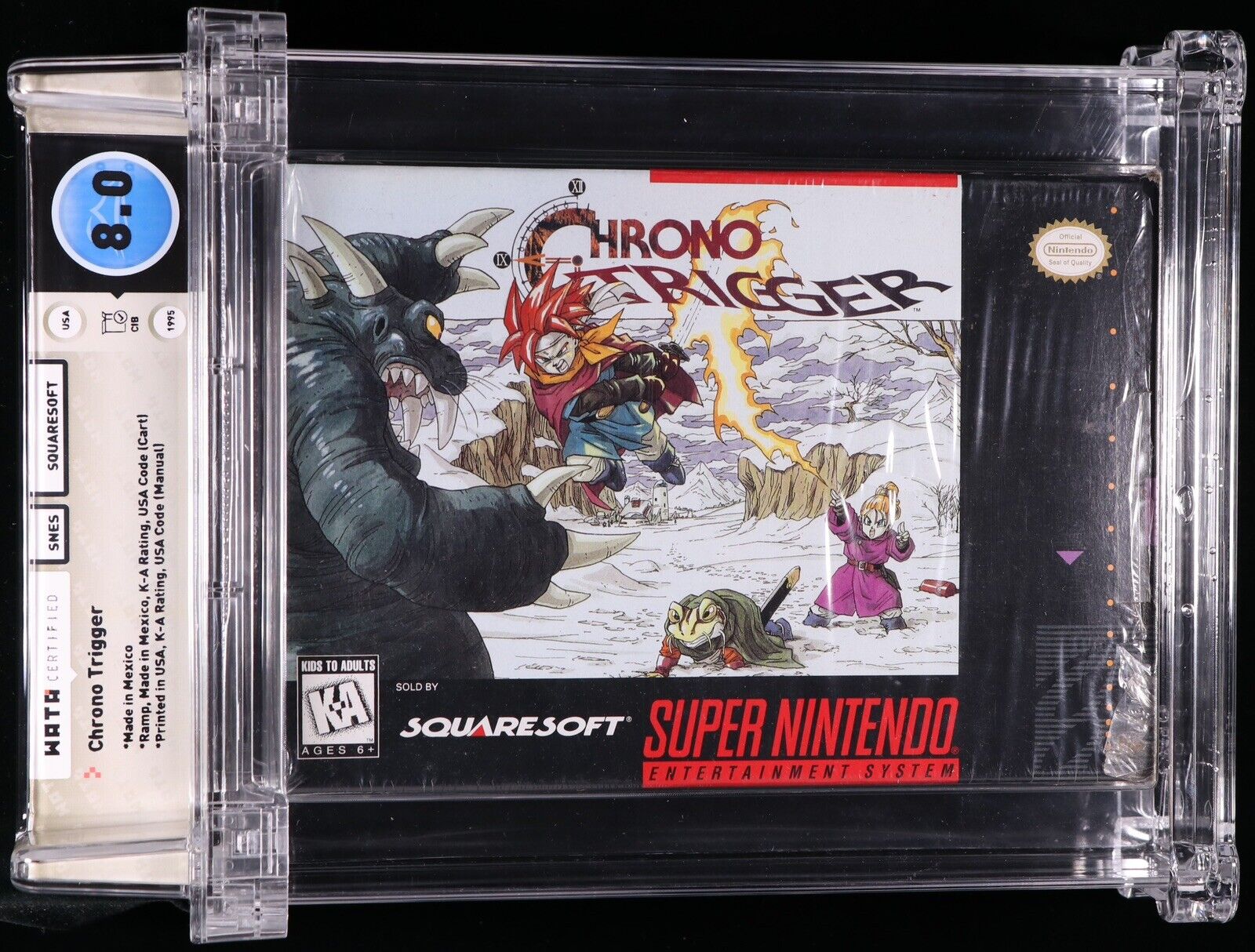 Chrono Trigger Squaresoft Retro Super Nintendo SNES RPG Videogame Review