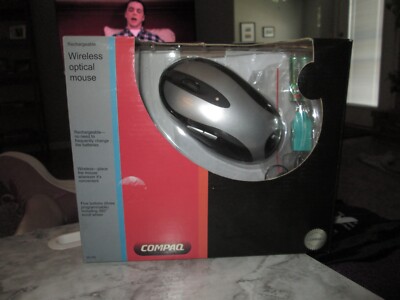 Compaq Wireless Optical Computer Mouse Rechargeable 26-765 NEW Unopened ...