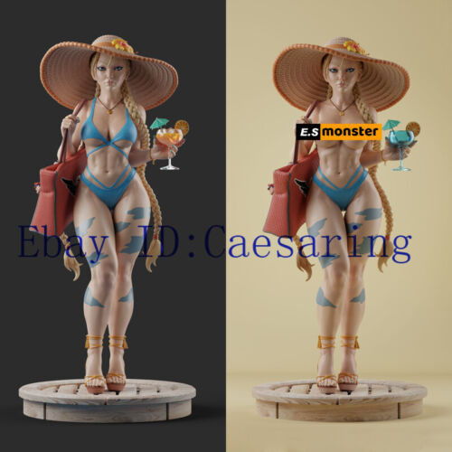 Cammy weißer Bikini 3D-Druck Figur unbemalt Modell GK Rohling Kit Skulptur Neu - Bild 1 von 24