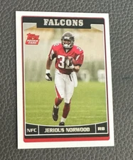 2006 Topps #349 Jerious Norwood Rookie Atlanta Falcons