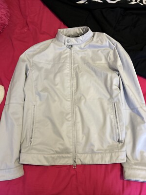 Michael Kors Jacket Silver Bomber Jacket 