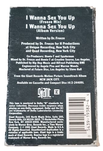 Color Me Badd I Wanna Sex You Up (Cassette) Single - Picture 2 of 3