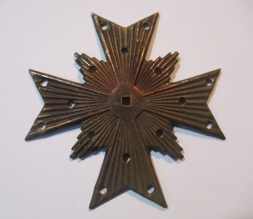 1 Cruz de Malta de Colección; Hallazgo de Joyería de Acero Estampado en Cobre, Starburst - Imagen 5 de 5