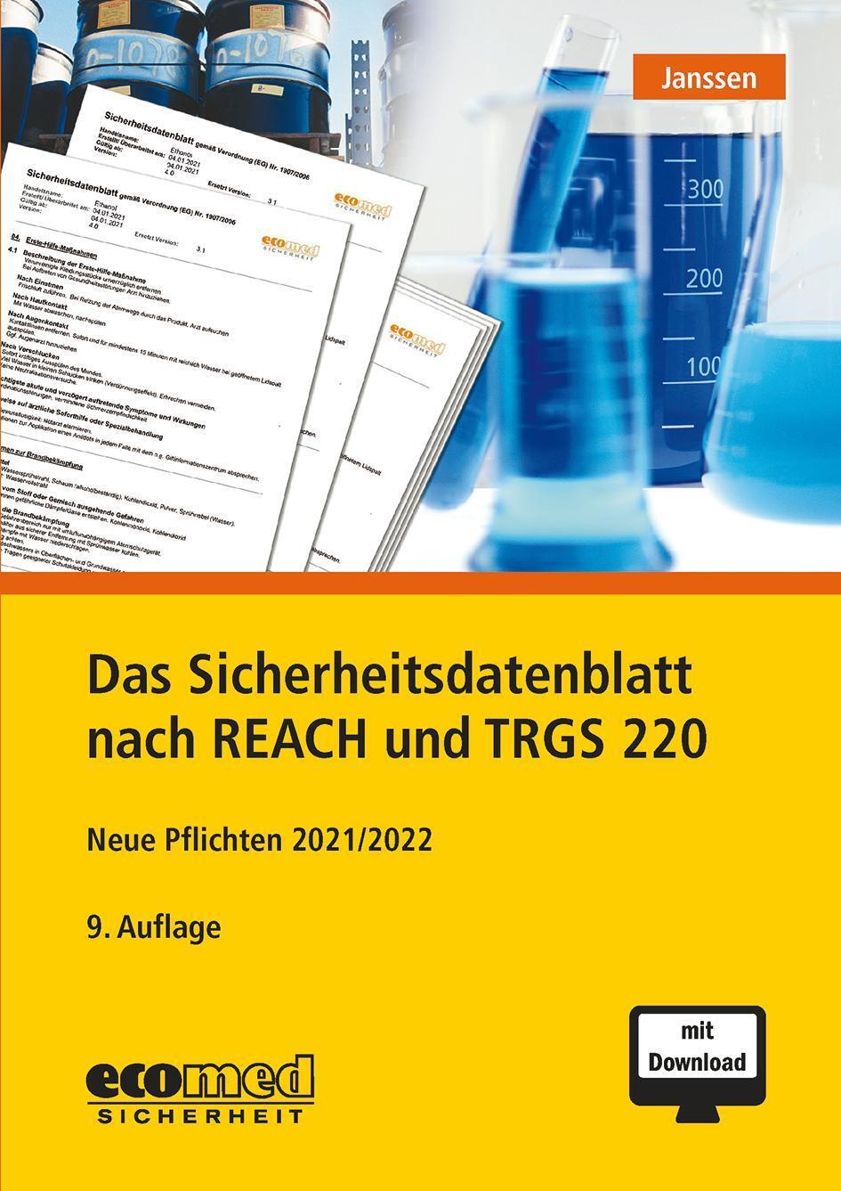 Das Sicherheitsdatenblatt Nach Reach Und Trgs 220, Gabriele Janssen