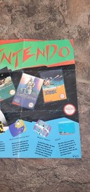 Sqoon Nintendo NES IREM Broderbund Large Promo Poster Insert BRO-NES-US NO GAME