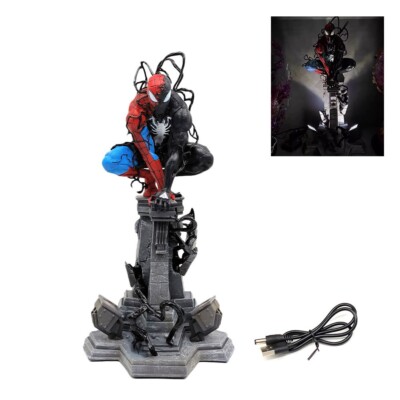 Symbiotic Spider-Man Venom 15 Zoll Figur LED Statue Modell Sammeln Spielzeug ...