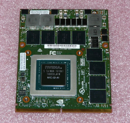 HP ZBook 17 G3 Nvidia Quadro M3000M 4GB GDDR5 Grafikkarte SPS: 827226-001