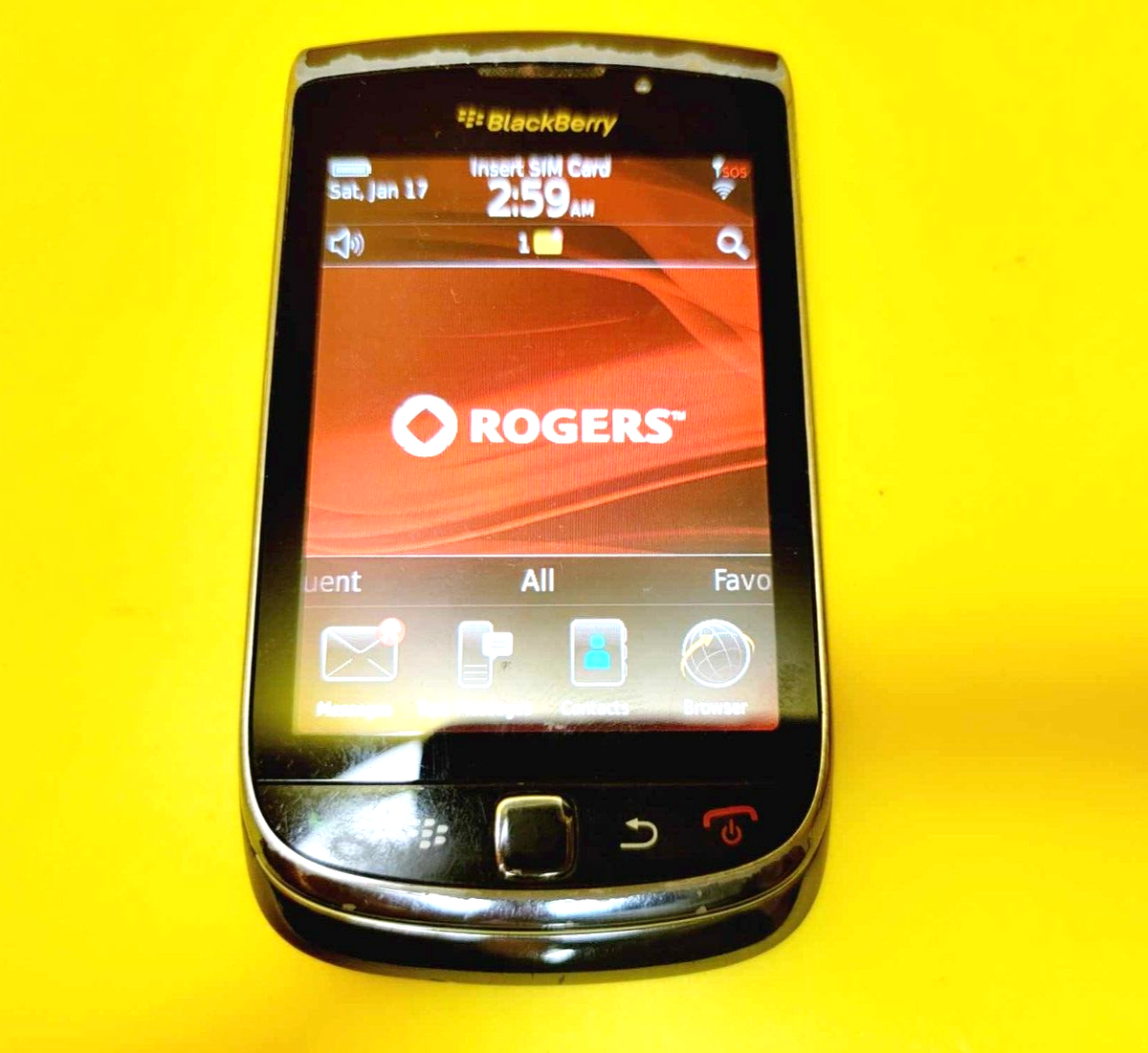 携帯電話本体 BlackBerry Torch 9800Unlocked BLACKBERRY TORCH 9800