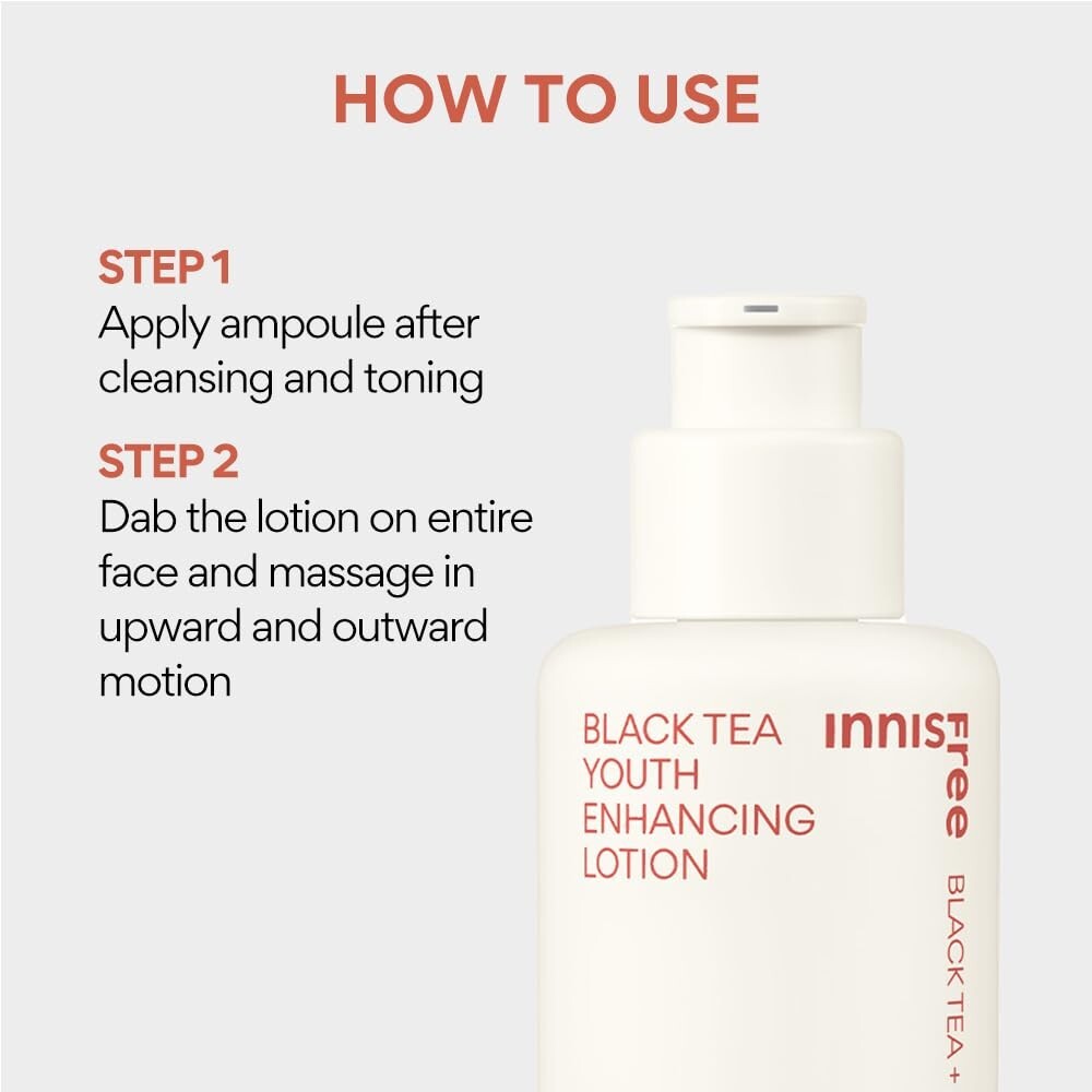 Innisfree Black Tea Youth Enhancing Lotion - Natural Radiance 170ml