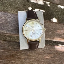 Vintage Watch Poljot De Luxe  Mechanical USSR Wristwatch 1980s Soviet