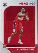 2019-20 NBA Hoops Admiral Schofield RC #231 Washington Wizards