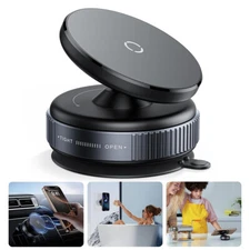 Magnetic Car Phone Holder MagSafe Car Mount Vacuum Magnetic Suction Phone Mount