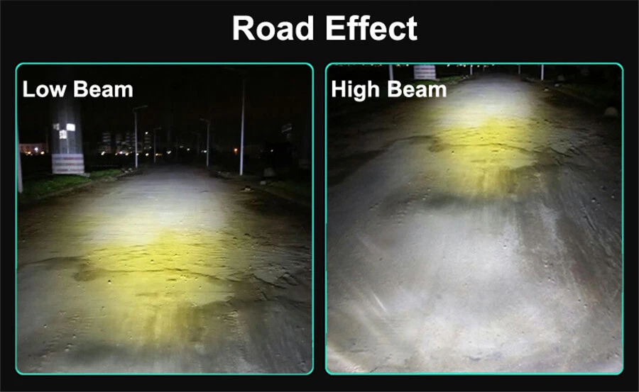 H4 Motorcycle Headlight Bulb Motorbike High Low Beam Fog DRL Light Lamp 6500K - Image 3 of 4