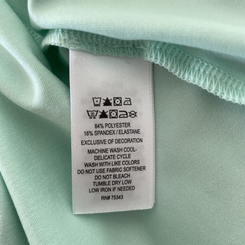 Tommy Bahama Golf Women’s Sleeveless Golf Polo Seafoam Green Size Medium UPF 50 - Picture 7 of 7
