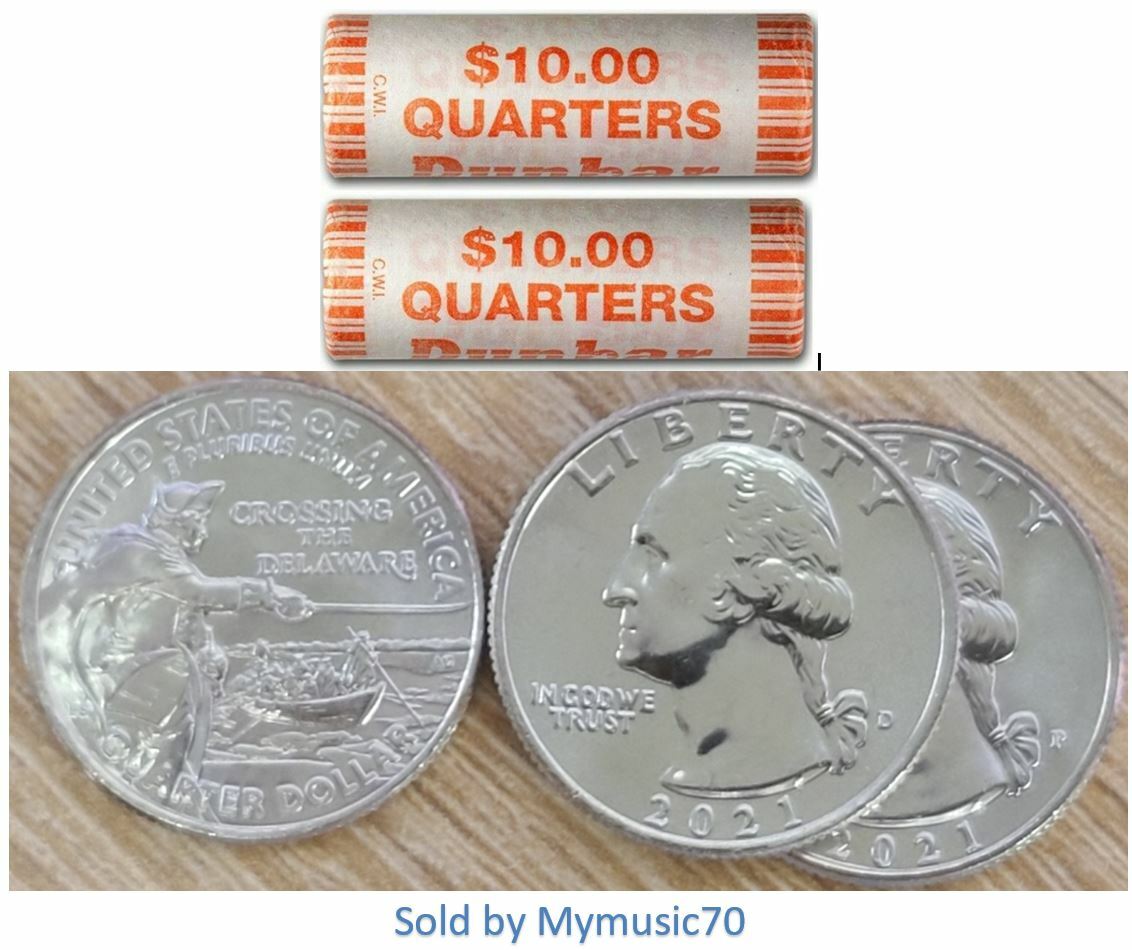 2021 P & D George Washington Crossing the Delaware Quarter Bank