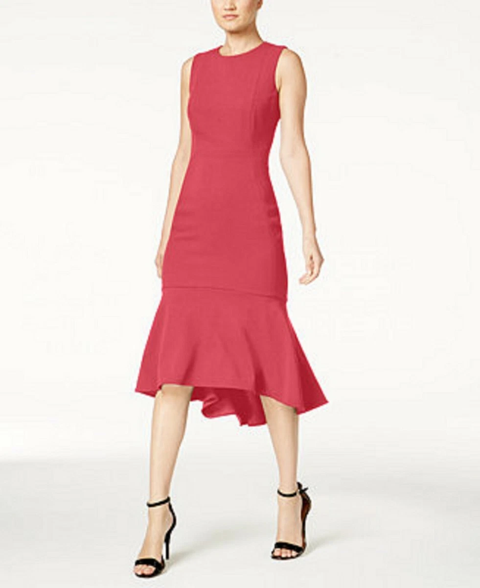 Calvin klein cheap hi low gown