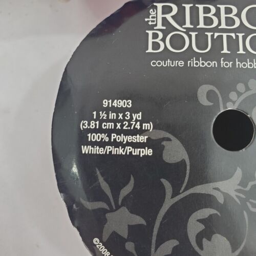 Premium Ribbon Lot 10 Adult's Spring Craft Making/Wreaths Vibrant Wired New - Picture 8 of 9