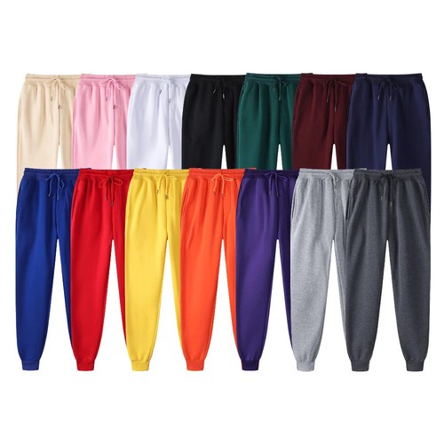 Fashion Brand Solid Color Sweatpants Men Simple Fitness Wild Men's Trousers - Picture 11 of 27