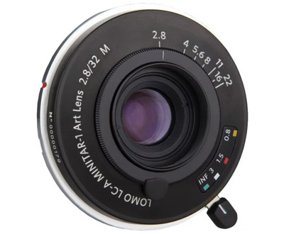 NEW Lomography Lomo LC-A Minitar-1 2.8/32 Art Lens Black Leica M Mount NIB Japan