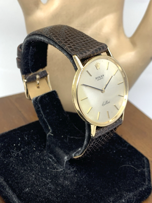 Rolex Watch 3833 Cellini 14k Gold Case Swiss Manual Wind  display picture 1