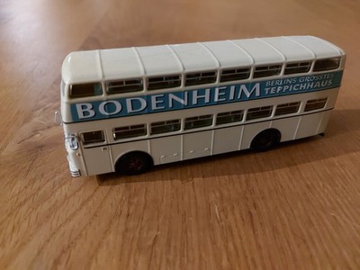 Bus Modell, Berliner Doppeldecker Büssing D2U, M 1:72