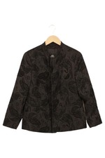 WALBUSCH Blazer Damen Gr. 42 Schwarz Paisley ...