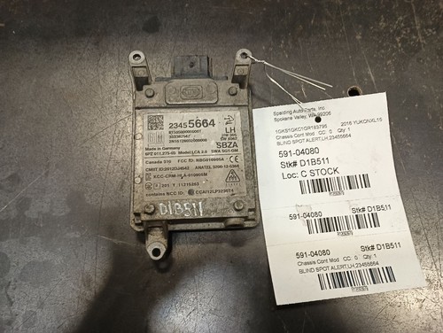 GM 23455664 LH Left Blind Spot Alert Module from 2016 GMC Yukon XL 1500 12093979