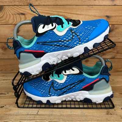 Nike Turnschuhe Damen Größe UK 6,5 React Vision Photo blau Laufschuhe Jugend GS
