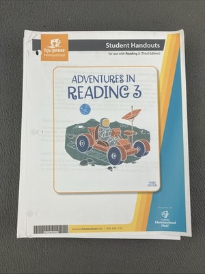 BJU Press Adventures In Reading 3A 3rd Edition homeschool Student / Parent Guide
