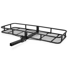 60" x 25" Folding Cargo Carrier Luggage Rack Hauler Truck Car Hitch 2" Receiver