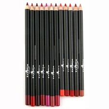12 PC Ultra Fine Lip Liner Set 12 Colors Makeup Pencil Kit Beauty Cosmetic Tool