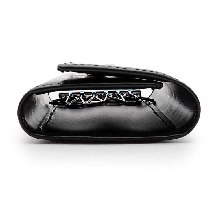 Cartier Pasha Line 6-Key Case L3000127 Leather Black Unisex image 3