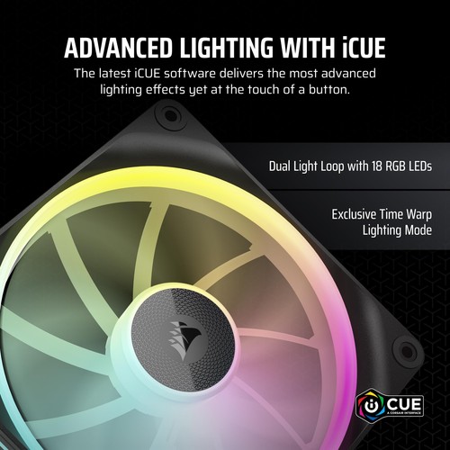 iCUE Link LX140 RGB 140mm PWM Fan Single Pack – Dual Light Loops – Requires i... - Picture 4 of 8