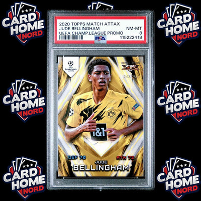 Jude Bellingham RC Rookie PSA - 2020 TOPPS Match Attax Fire